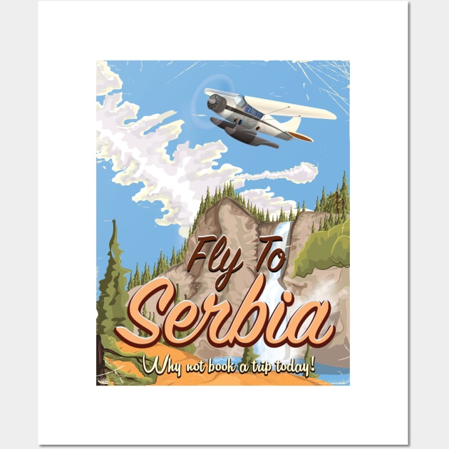 Fly to Serbia! Wall Art by nickemporium1